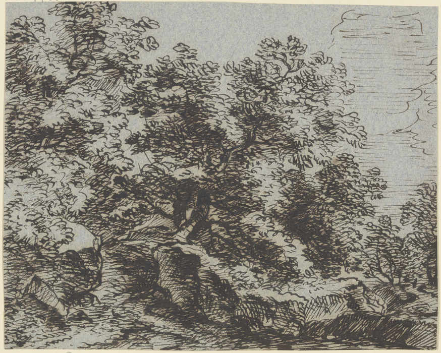 Group of trees de Franz Innocenz Josef Kobell