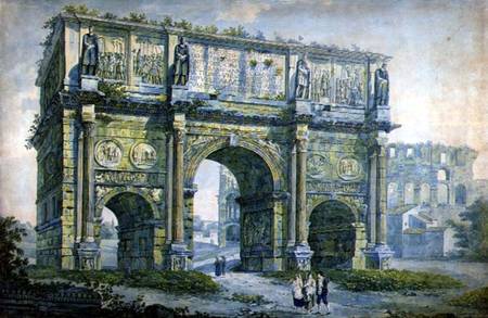 Triumphal Arch of Constantine, Rome  on de Franz Kaisermaan