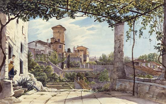 Villa Malta in Rome. de Franz Ludwig Catel