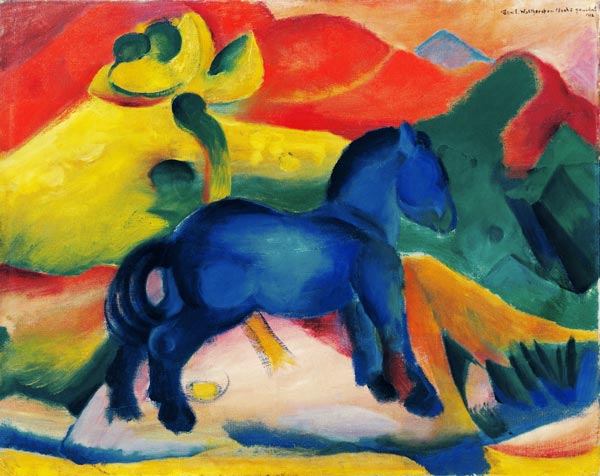 Little Blue Horse de Franz Marc