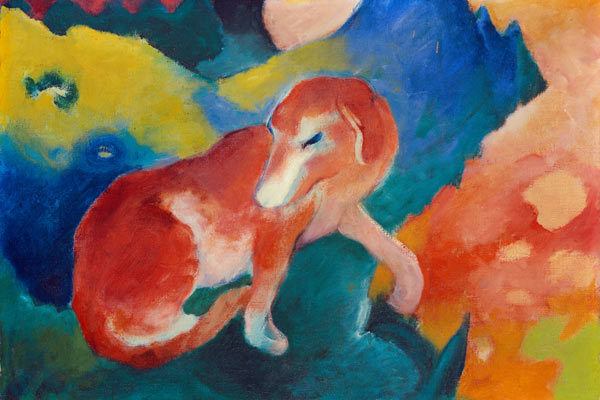 Roter Hund de Franz Marc