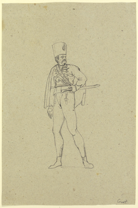 Croatian soldier de Franz Pforr
