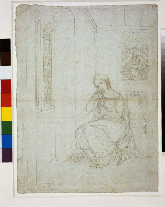 Mary in the chamber (II) de Franz Pforr