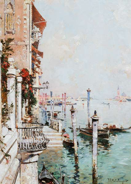 The Grand Canal, Venice de Franz Richard Unterberger