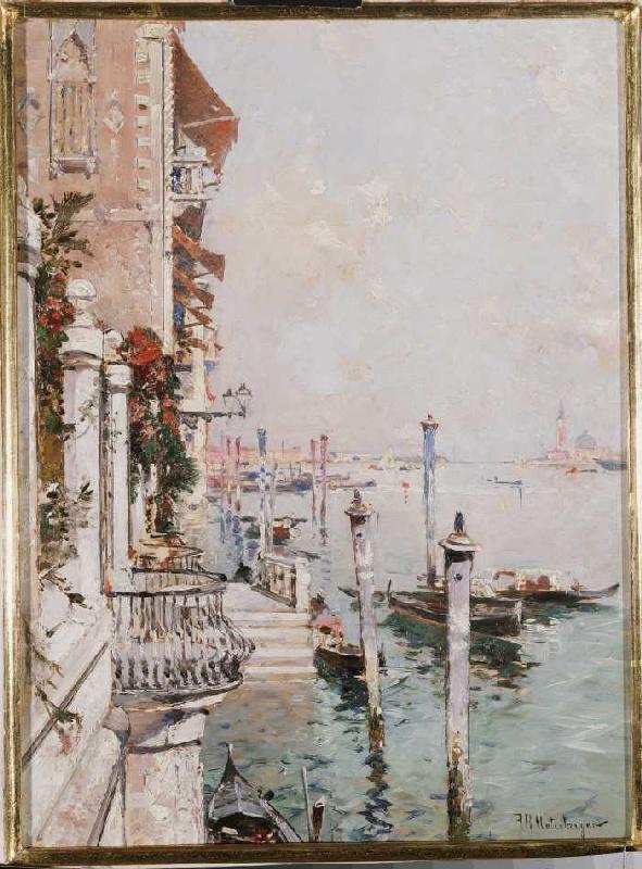 Der Canal Grande, Venedig. de Franz Richard Unterberger