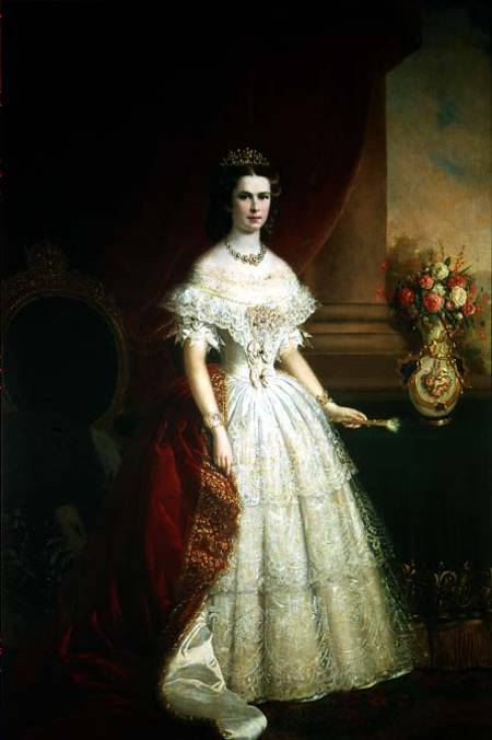 Empress Elizabeth of Bavaria (1837-98) de Franz Russ