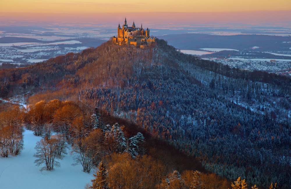 Hohenzollern in  Winter mood de Franz Schumacher
