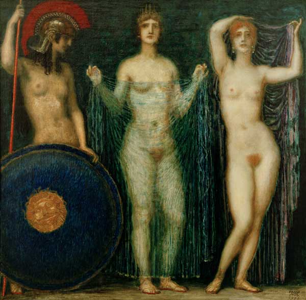 von Stuck / Athena, Hera und Aphrodite de Franz von Stuck