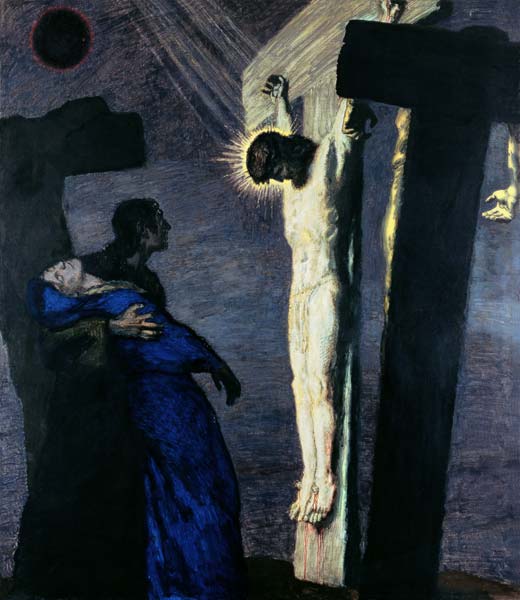 crucifixión de Cristo de Franz von Stuck