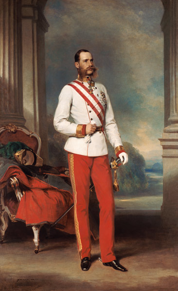 Emperor Franz Joseph of Austria. de Franz Xaver Winterhalter