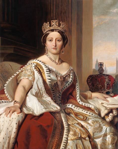 Portrait of Queen Victoria (1819-1901) de Franz Xaver Winterhalter