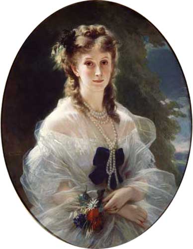 Portrait of Sophie Troubetskoy (1838-96) Countess of Morny de Franz Xaver Winterhalter