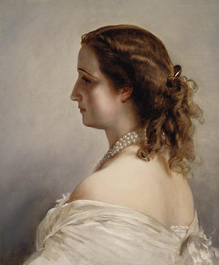 Porträt of Empress Eugenie 1855