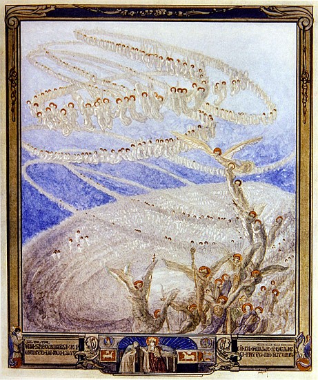 Illustration from Dante''s ''Divine Comedy'', Paradise, Canto XXX de Franz von (Choisy Le Conin) Bayros
