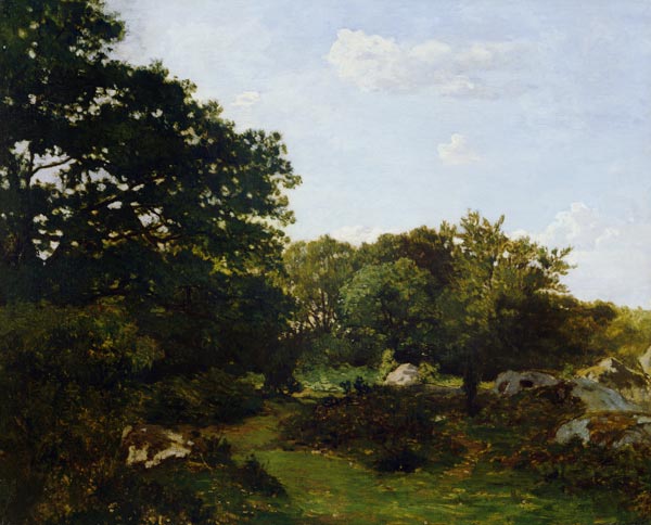 F.Bazille / Edge of the forest / 1865 de Frédéric Bazille