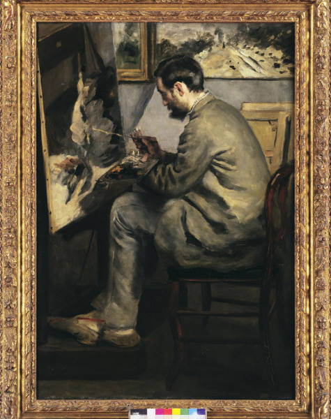 Renoir/ Bazille paints .../ 1867 de Frédéric Bazille