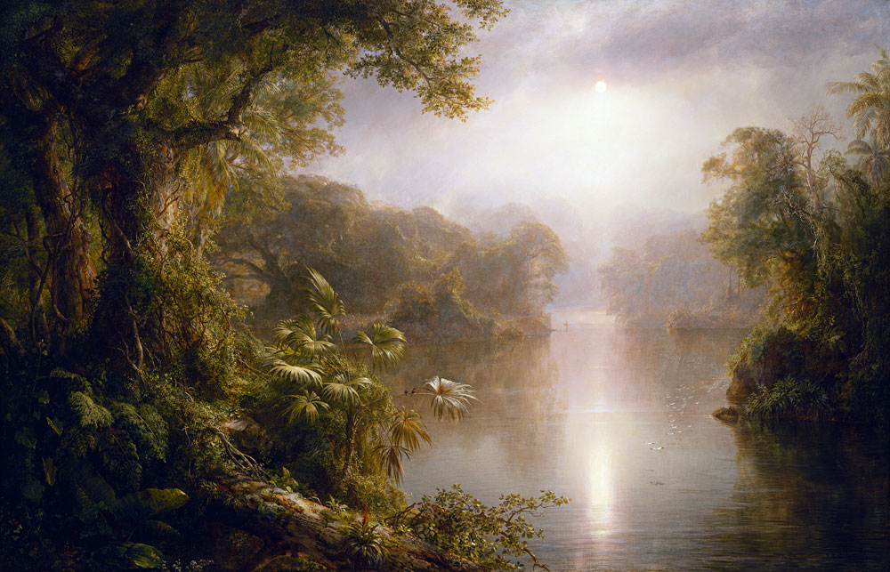El Rio de Luz (The River of Light) de Frederic Edwin Church