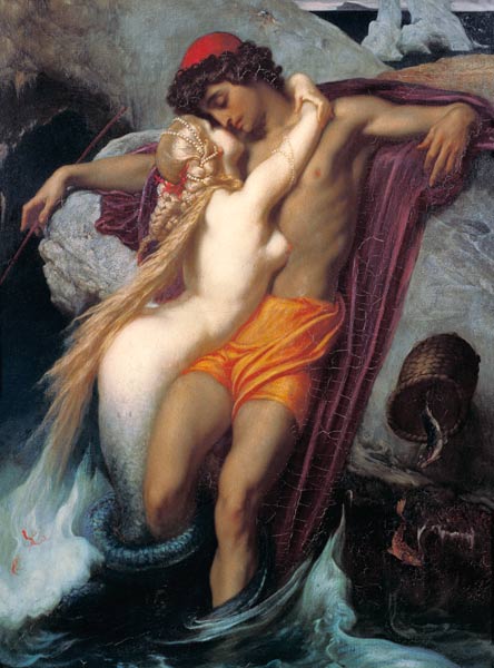 The Fisherman and the Syren: From a Ballad by Goethe de Frederic Leighton