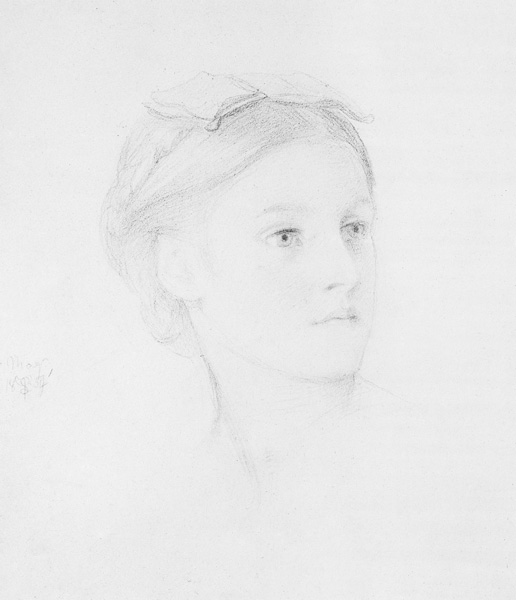 Portrait of May Sartoris (1845-1925) de Frederic Leighton