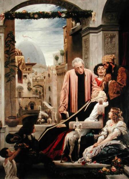 The Death of Brunelleschi de Frederic Leighton