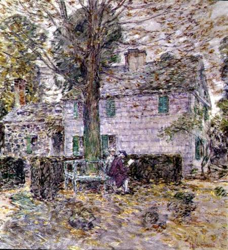 Indian Summer in Colonial Days de Frederick Childe Hassam