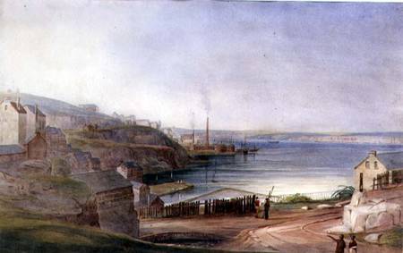 Darling Harbour from Millers Point de Frederick Garling