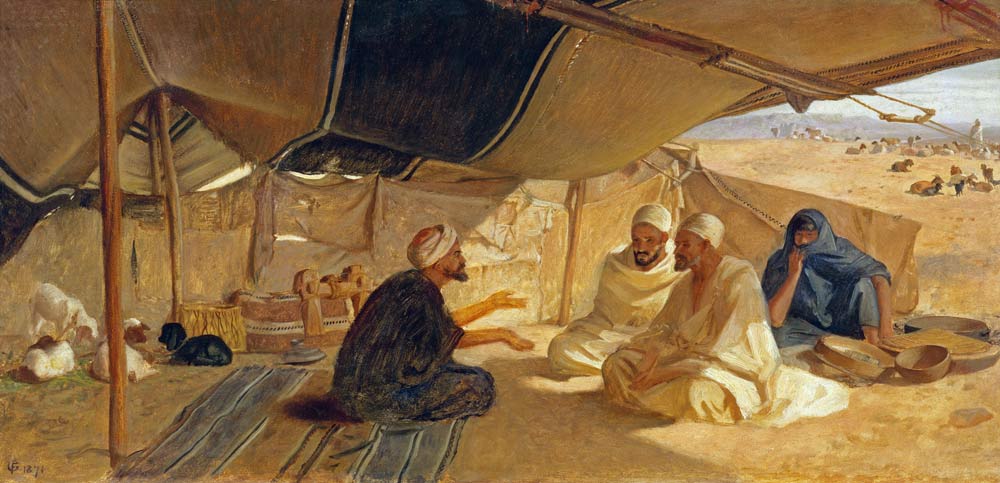 Arabs in the Desert de Frederick Goodall