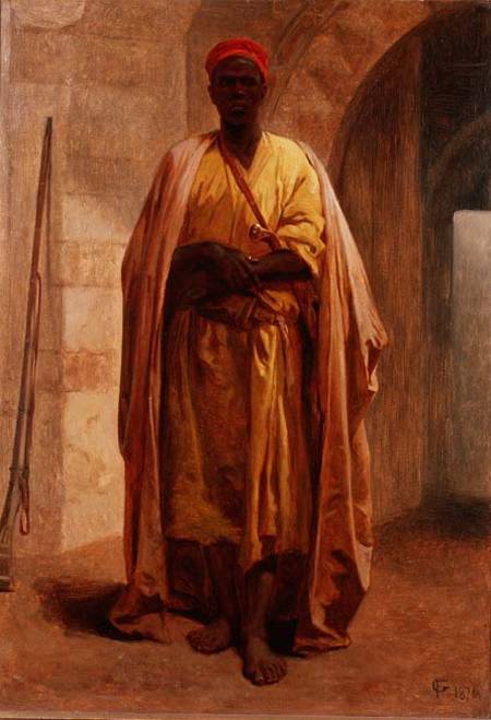 Portrait of a Young Arab de Frederick Goodall
