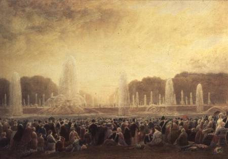 The Fountains at Versailles de Frederick Nash