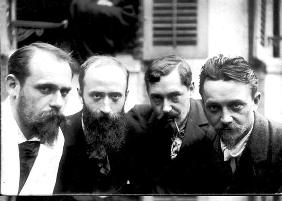 Ker Xavier Roussel (1867-1944) Edouard Vuillard (1968-1940) Romain Coolus (1868-1952) and Felix Vall