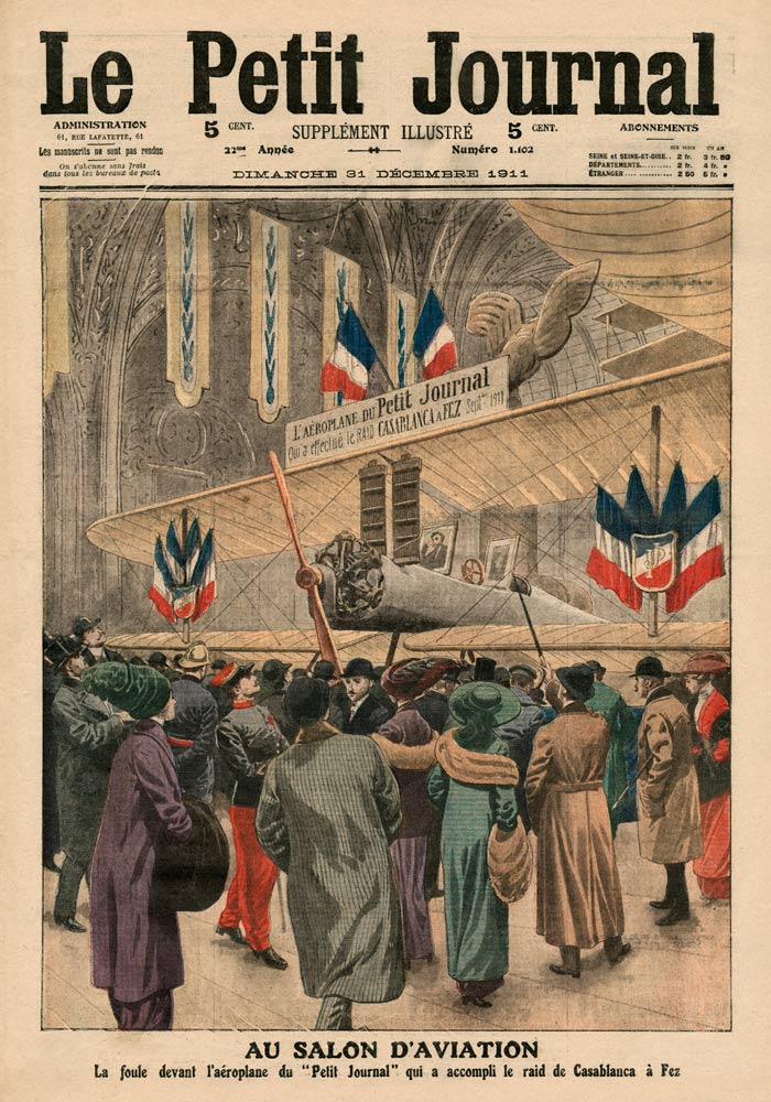 At the Aircraft Salon, illustration from ''Le Petit Journal'', supplement illustre, 31st December 19 de French School