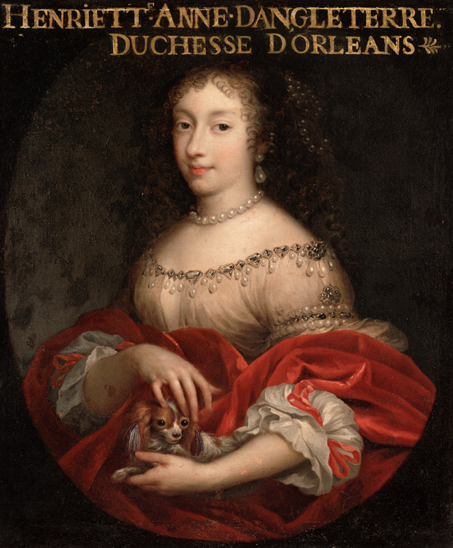 Henrietta Anne (1644-70) Duchess of Orleans de French School