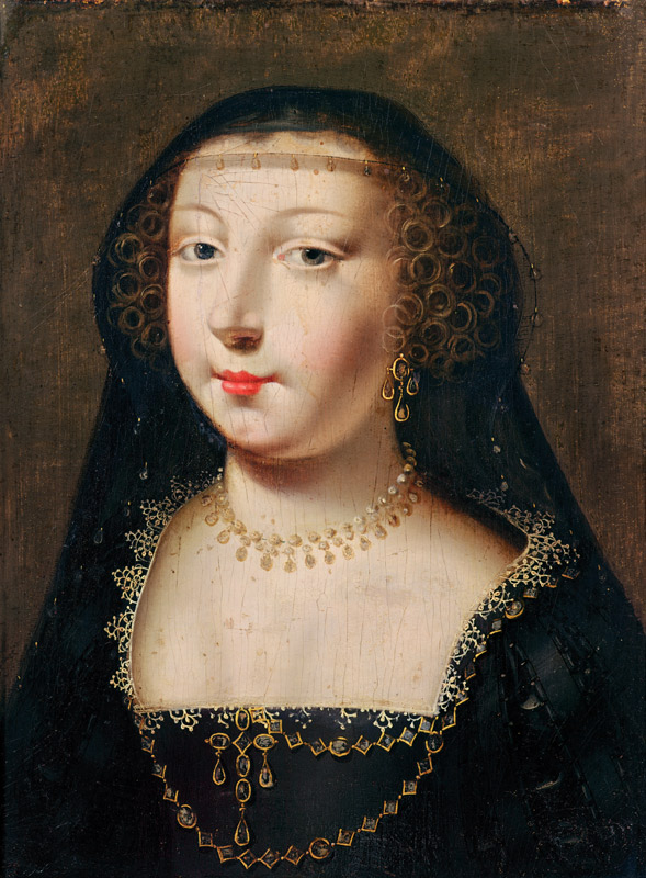 Portrait of Gabrielle d''Estrees de French School