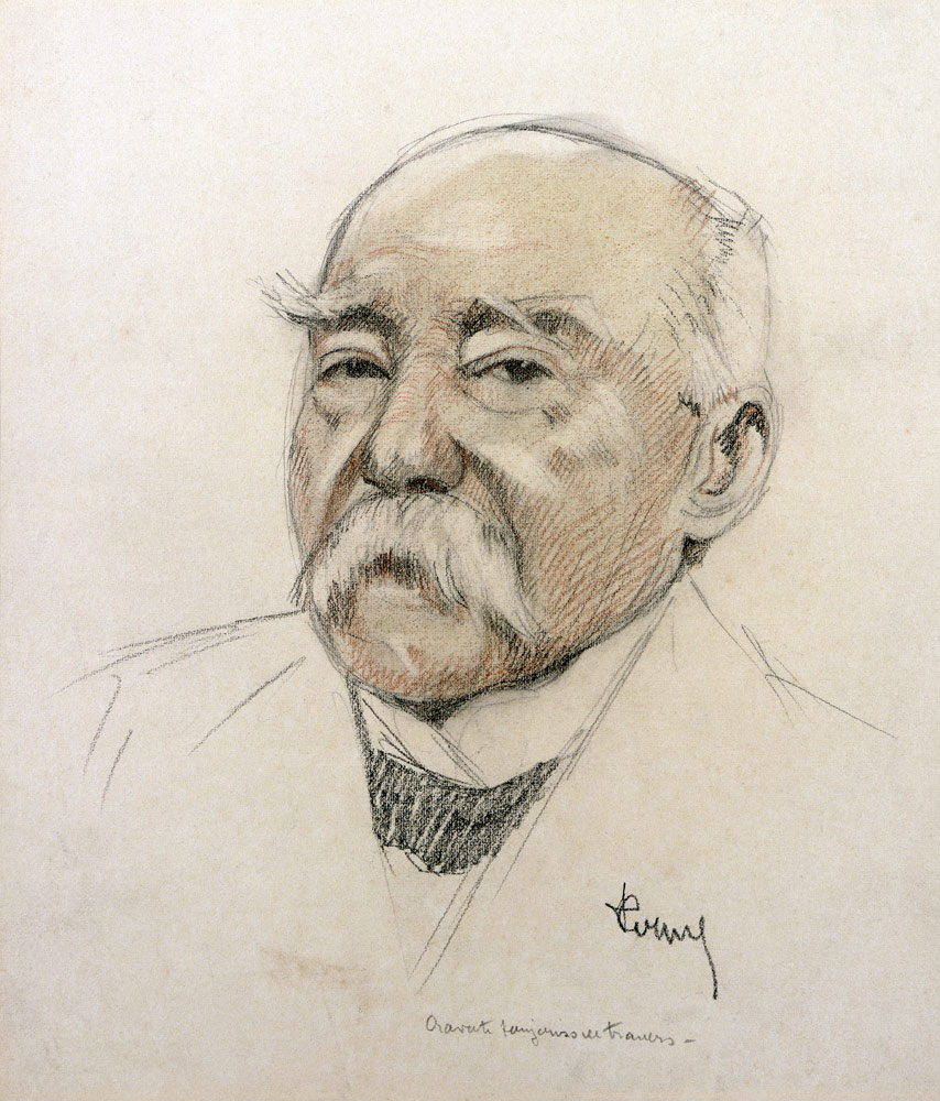 Portrait of Georges Clemenceau (1841-1929) de French School