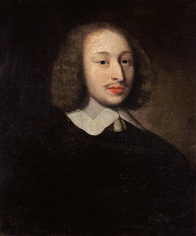 Portrait of Blaise Pascal (1623-62) de French School