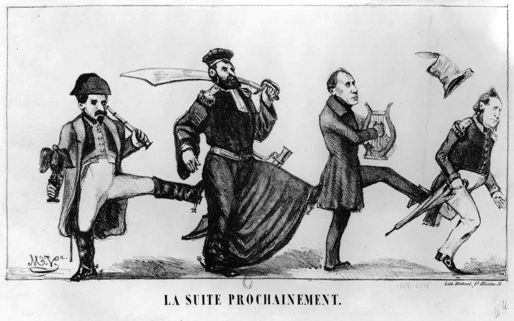 The Following Retinue, 20th December 1848 de French School