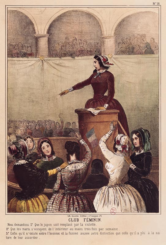 Women''s Club, c.1848 de French School