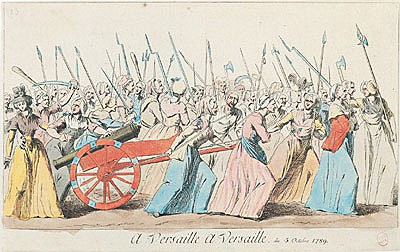 A Versailles, A Versailles'', March of the Women on Versailles, Paris, 5th October 1789 (see also 28 de French School