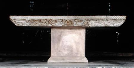 Altar table from the 6th century de French School