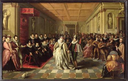 Ball at the Court of Henri III on the Occasion of the Marriage of Anne, Duke of Joyeuse, to Margueri de French School