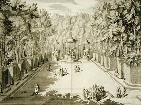 Baths of Apollo, Versailles, from 'Les Plans, Profils et Elevations des Ville et Chateau de Versaill de French School