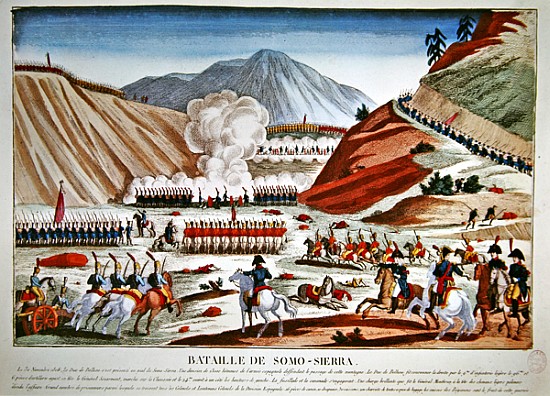 Battle of Somosierra on 30 November 1808 de French School