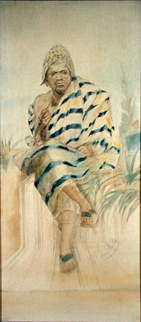 Behanzin (1844-1906) The Last King of Dahomey de French School