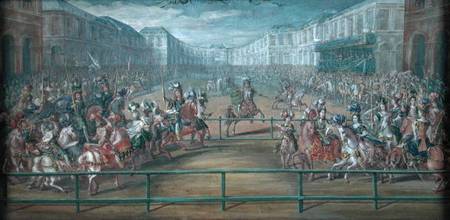 Carousel of Amazons in 1682 de French School