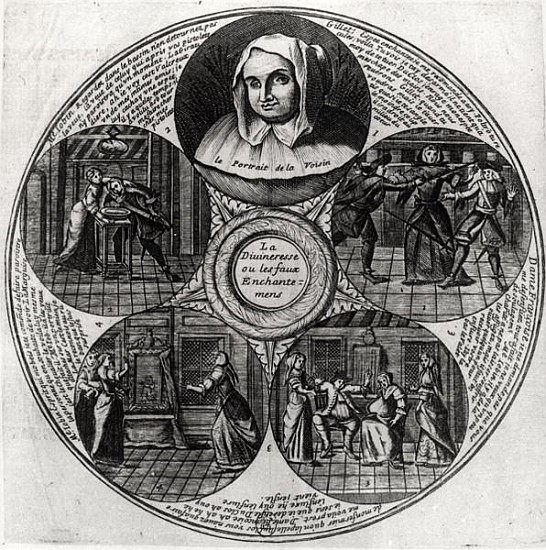 Catherine Monvoisin (La Voisin) (1640-80) and the Poison Affair de French School