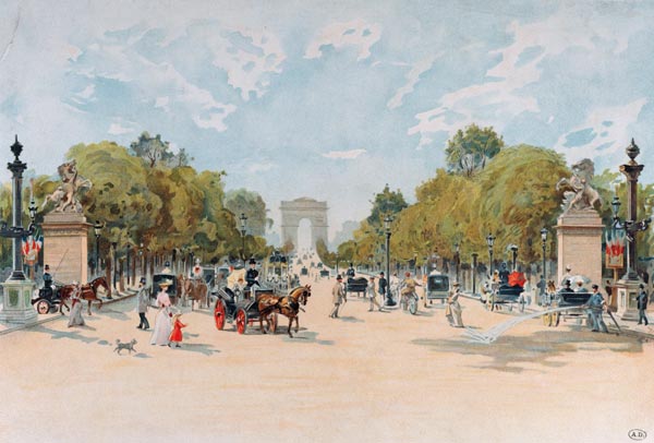 The Avenue des Champs-Elysees de French School