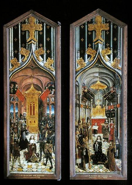 The Coronation of David and Louis XII (1462-1515) de French School