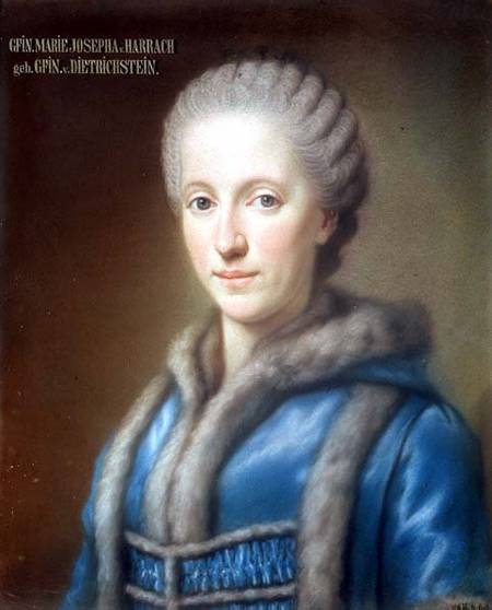 Countess Maria Josepha von Harrach wife of Count Guido von Harrach (1732-83) de French School