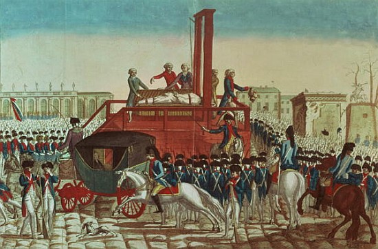 Execution of Louis XVI (1754-93) 21st January 1793 (see also 154902) de French School
