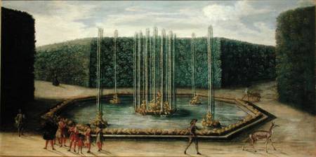 The Fountain of Bacchus at Versailles de French School